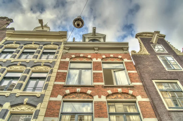 Amsterdam Netherlands August 2021 Historical Center Cloudy Weather Hdr Image — Stock fotografie