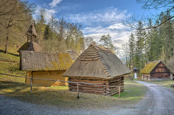 Graz Austria April 2022 Traditional Austrian Wooden Dwelling — Photo