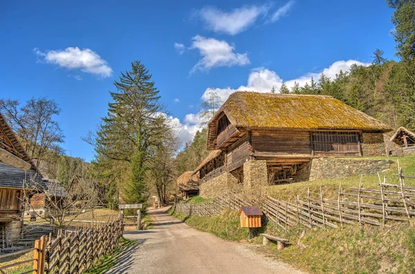 Graz Austria April 2022 Traditional Austrian Wooden Dwelling — ストック写真