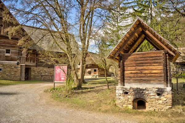 Graz Austria April 2022 Traditional Austrian Wooden Dwelling — Stockfoto