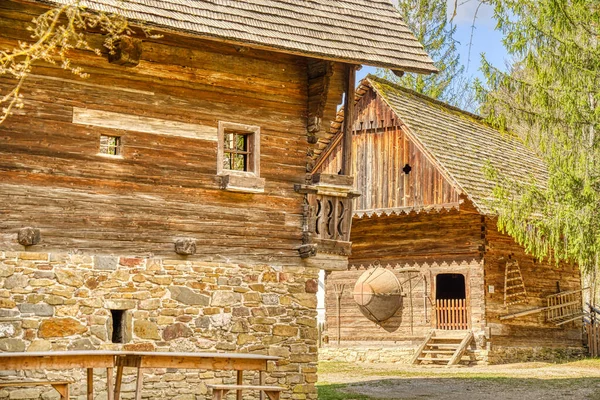 Graz Austria April 2022 Traditional Austrian Wooden Dwelling — Photo