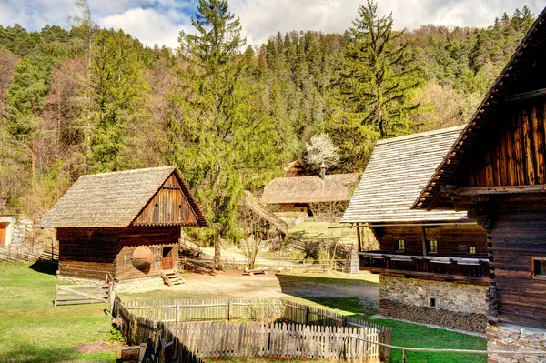 Graz Austria April 2022 Traditional Austrian Wooden Dwelling — 图库照片