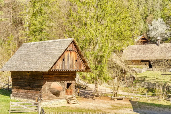 Graz Austria April 2022 Traditional Austrian Wooden Dwelling — Fotografia de Stock