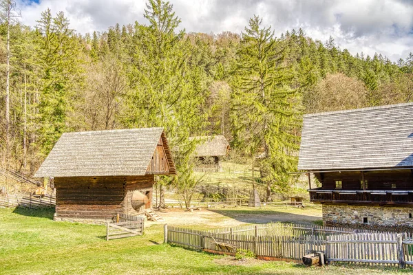 Graz Austria April 2022 Traditional Austrian Wooden Dwelling — 图库照片