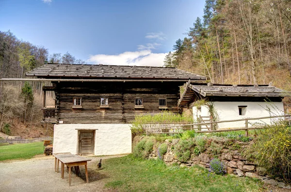 Graz Austria April 2022 Traditional Austrian Wooden Dwelling — Stockfoto