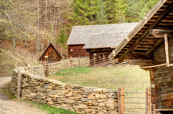 Грац Австрия Апрель 2022 Традиционное Австрийское Деревянное Жилище — стоковое фото
