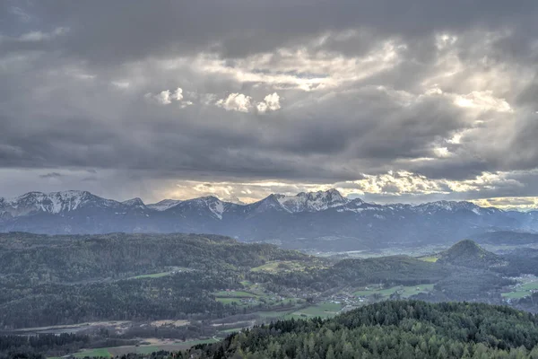 Worthersee Lake Landscape Austria — Stok fotoğraf