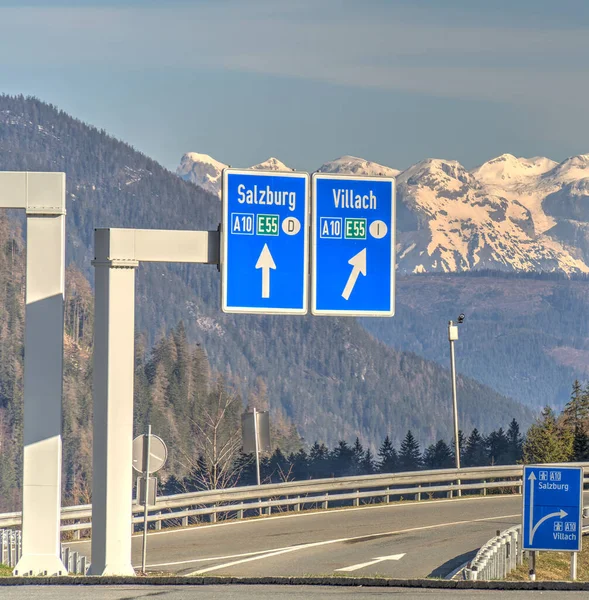 Austrian Alps Dachstein Range Hdr Image — Foto de Stock