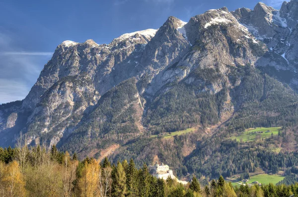 Австрийские Альпы Диапазон Дахштайна Hdr Image — стоковое фото