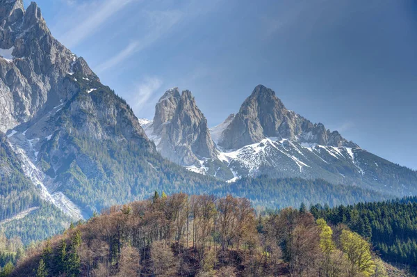 Austrian Alps Dachstein Range Hdr Image — 图库照片