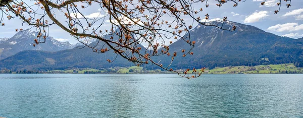 Wolfgang Austria April 2022 Historical Village Sunny Weather — Stockfoto