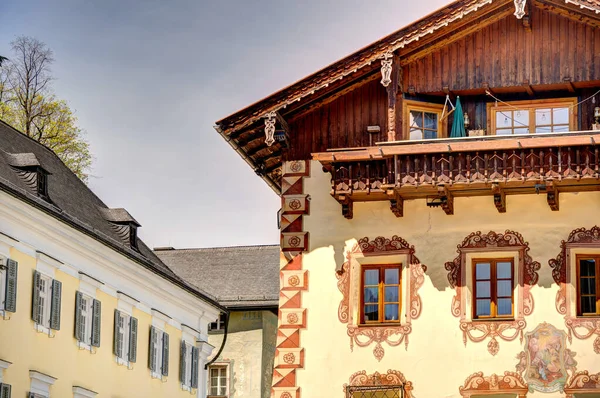 Wolfgang Austria April 2022 Historical Village Sunny Weather — Stock Photo, Image