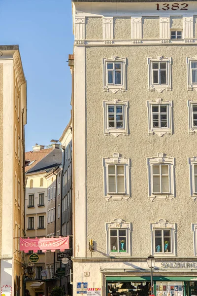 Salzburg Austria April 2022 Historical Center Sunny Weather — Stock Photo, Image