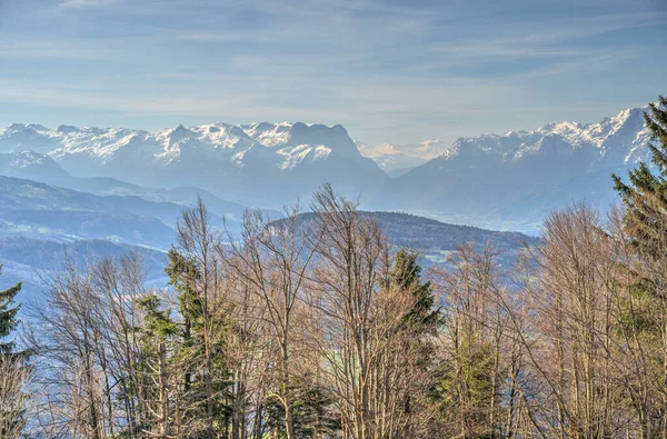 Salzburg Austria April 2022 Panorama Gaisbergspitze — Stockfoto