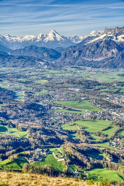 Salzburg Austria April 2022 Panorama Gaisbergspitze — Stockfoto