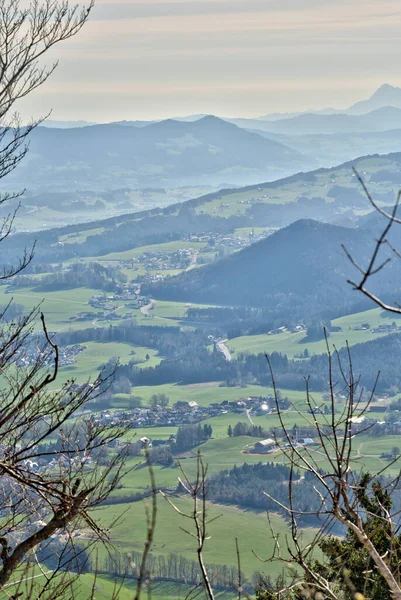 Salzburg Austria April 2022 Panorama Gaisbergspitze — Foto de Stock
