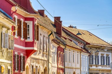 Bad Radkersburg, Austria - April 2022 : Historical center in sunny weather