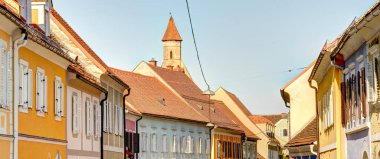 Bad Radkersburg, Austria - April 2022 : Historical center in sunny weather