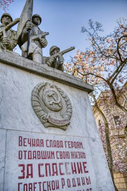 Bad Radkersburg, Austria - April 2022 : Historical center in sunny weather