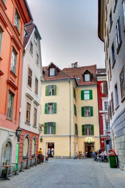 Graz, Austria : April 2022 : Historical center in springtime
