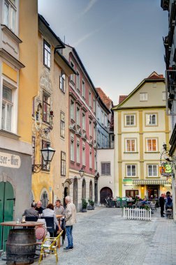 Graz, Austria : April 2022 : Historical center in springtime