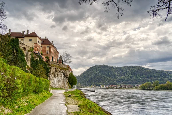 Krems Der Donau Austria April 2022 Historical Center Cloudy Weather — Photo