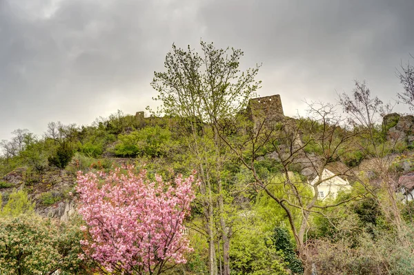 Krems Der Donau Austria April 2022 Historical Center Cloudy Weather — Stok fotoğraf