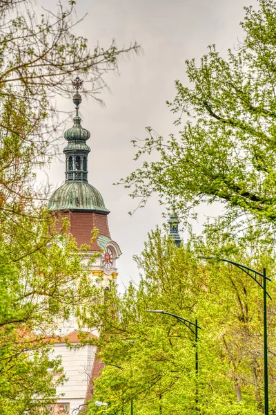 Krems Der Donau Austria April 2022 Historical Center Cloudy Weather — Stockfoto