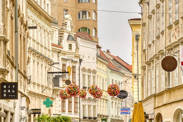 Krems Der Donau Austria April 2022 Historical Center Cloudy Weather — 스톡 사진