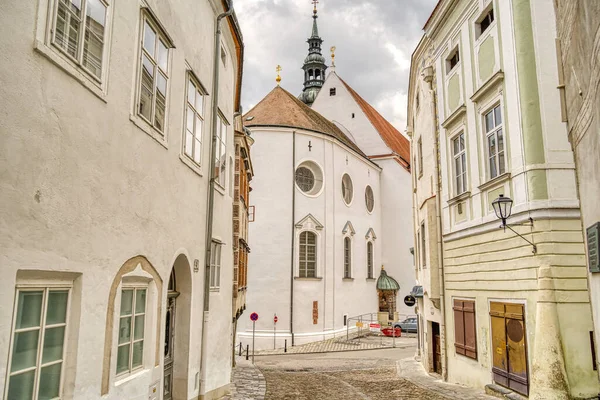 Krems Der Donau Austria April 2022 Historical Center Cloudy Weather — Stockfoto