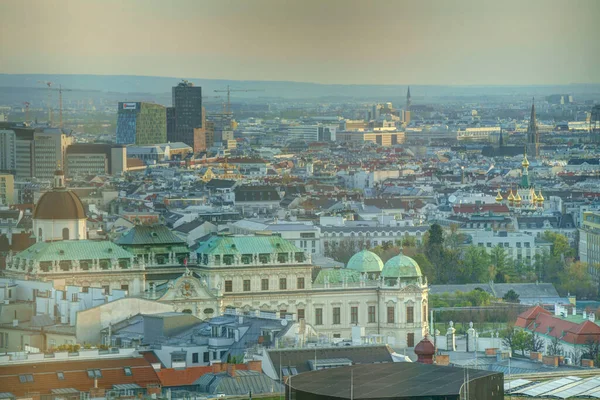 Vienna Austria July 2019 Historical Center Cloudy Weather — Zdjęcie stockowe