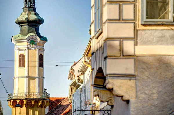 Bad Radkersburg Austria April 2022 Historical Center Sunny Weather — Stok fotoğraf