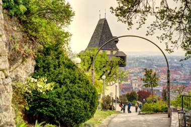 Graz, Austria : April 2022 : Historical center in springtime