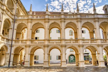 Graz, Austria : April 2022 : Historical center in springtime