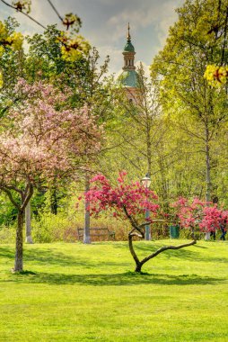 Graz, Austria : April 2022 : Historical center in springtime