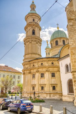 Graz, Austria : April 2022 : Historical center in springtime
