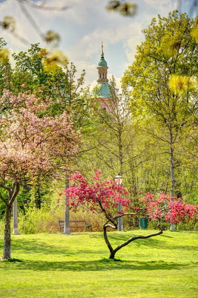Graz Austria April 2022 Historical Center Springtime — Stockfoto