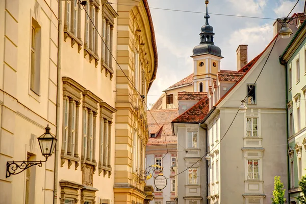 Graz Austria April 2022 Historical Center Springtime — Stockfoto