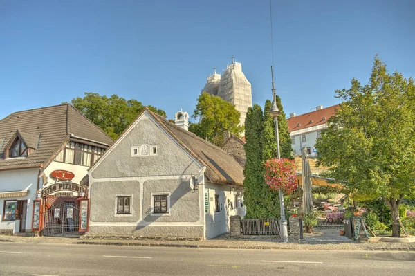 Tihany Hungary October 2021 Picturesque Village Lake Balaton Sunny Weather — Fotografia de Stock