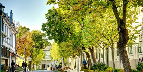 Balatonfured Hungary October 2021 Historical Resort Autumn — Foto Stock