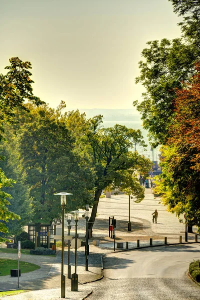 Balatonfured Hungary October 2021 Історичний Курорт Восени — стокове фото