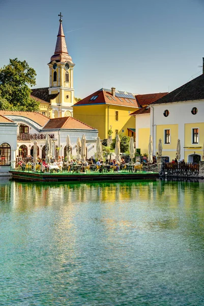 Tihany Hungary October 2021 Picturesque Village Lake Balaton Sunny Weather — 스톡 사진
