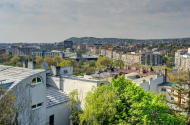 Belgrade, Serbia - May 2021 : Historical center in summertime