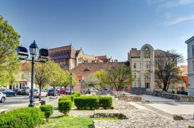 Belgrade, Serbia - May 2021 : Historical center in summertime