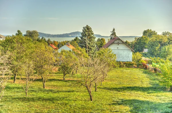 Badacsony Hungary October 2021 Picturesque Wineyards Autumn — Zdjęcie stockowe