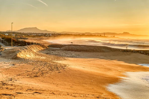 Saint Jean Luz France December 2020 Seaside Resort Wintertime — Stok fotoğraf