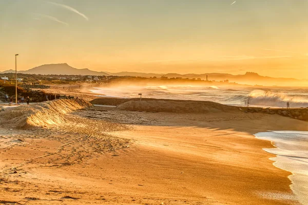 Saint Jean Luz France December 2020 Seaside Resort Wintertime — Stok fotoğraf