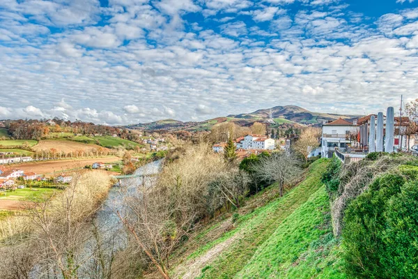 Espelette France December 2020 Picturesque Village Sunny Weather — Stock Fotó