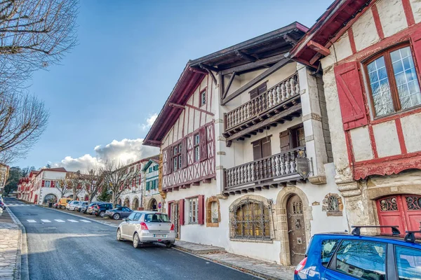 Espelette France December 2020 Picturesque Village Sunny Weather — ストック写真