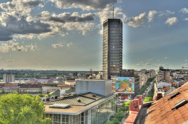 Белград Сербія Травень 2021 Історичний Центр Літа — стокове фото